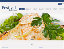 Tablet Screenshot of festivalcaterings.com